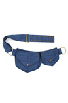 Cotton two Leaf Pocket Waist Belt