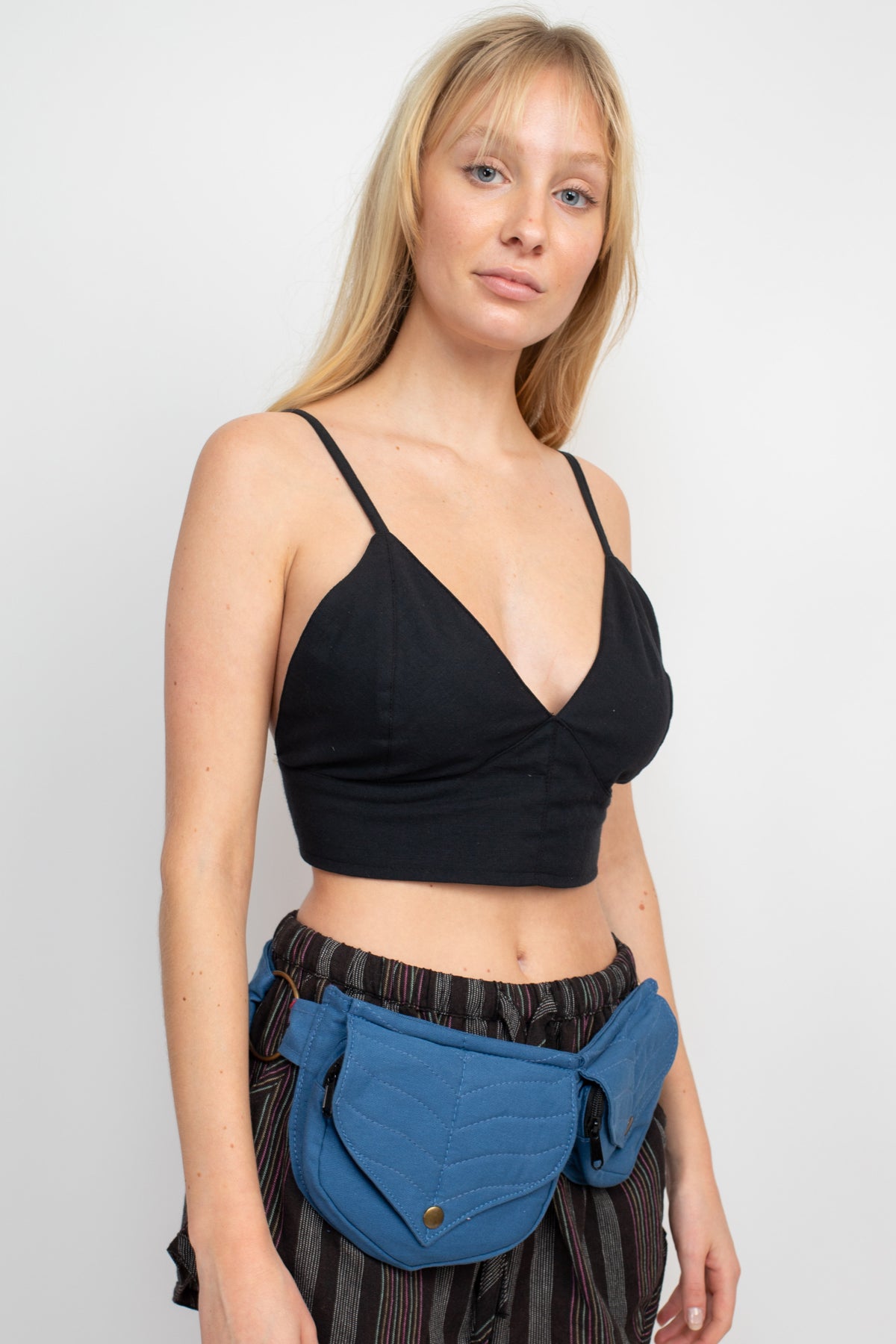 Cotton two Leaf Pocket Waist Belt – Lakhay-Retail