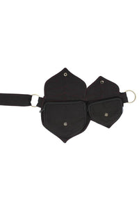 Cotton two Leaf Pocket Waist Belt
