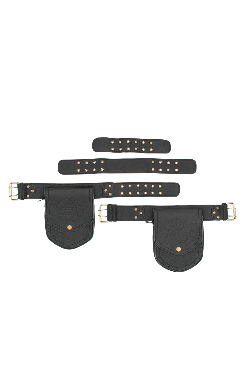 Stamped Leather Utility Belt