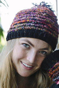 Fuzzy Colors Pom Pom Beanie