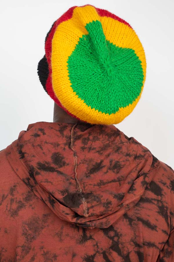 Rasta Wool Knit Hat