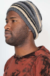 Slouchy Striped Hats