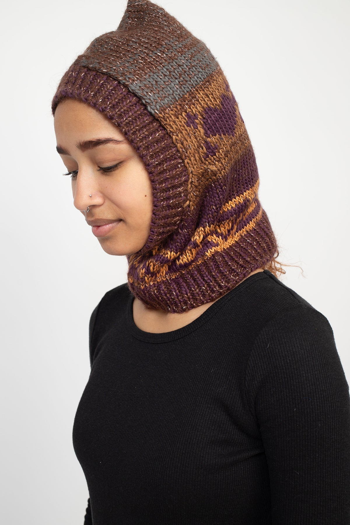 Stay Warm and Stylish with our Fair Isle Balaclava - Handmade Boho