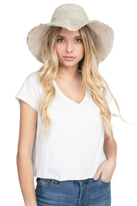 Wide Brim Hemp Shade Hat