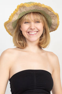 Multi Color Hemp/Cotton Summer Hat