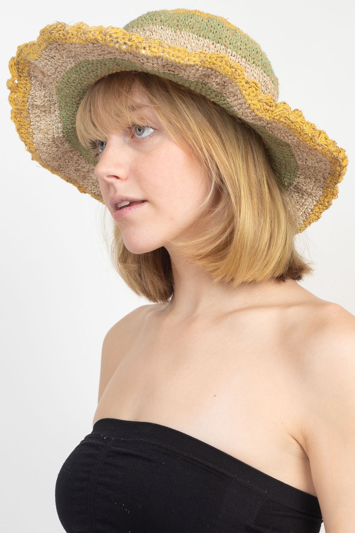 Multi Color Hemp/Cotton Summer Hat