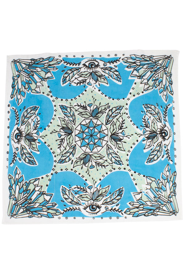 Cotton Boho Crystal Bandana