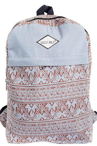 Vintage Aztec Stripe Two-Toned Backpack