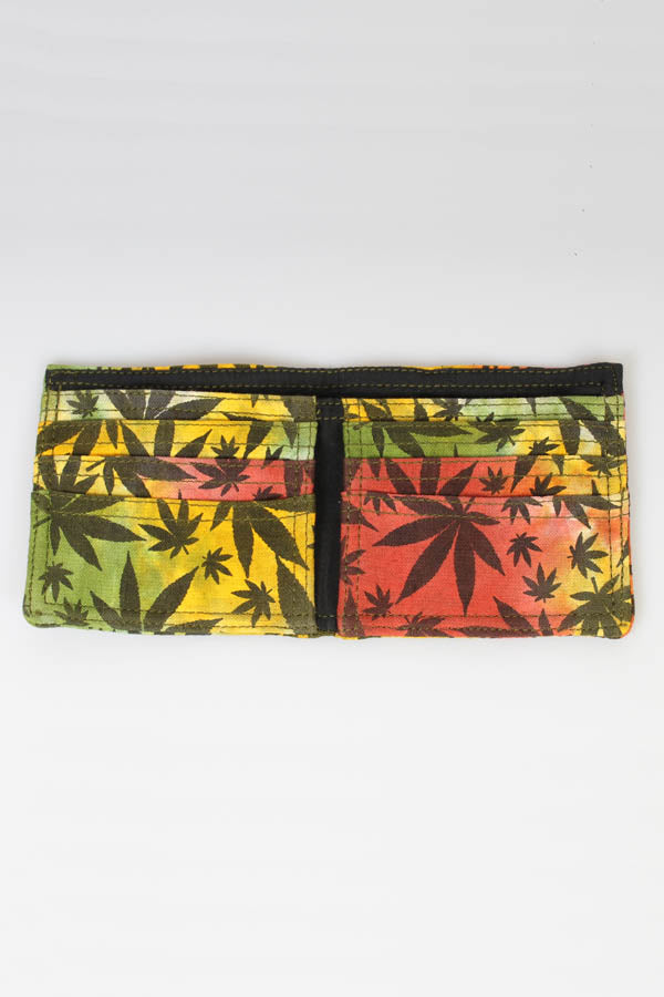 Hippie Rasta Canna-Leaf Wallet
