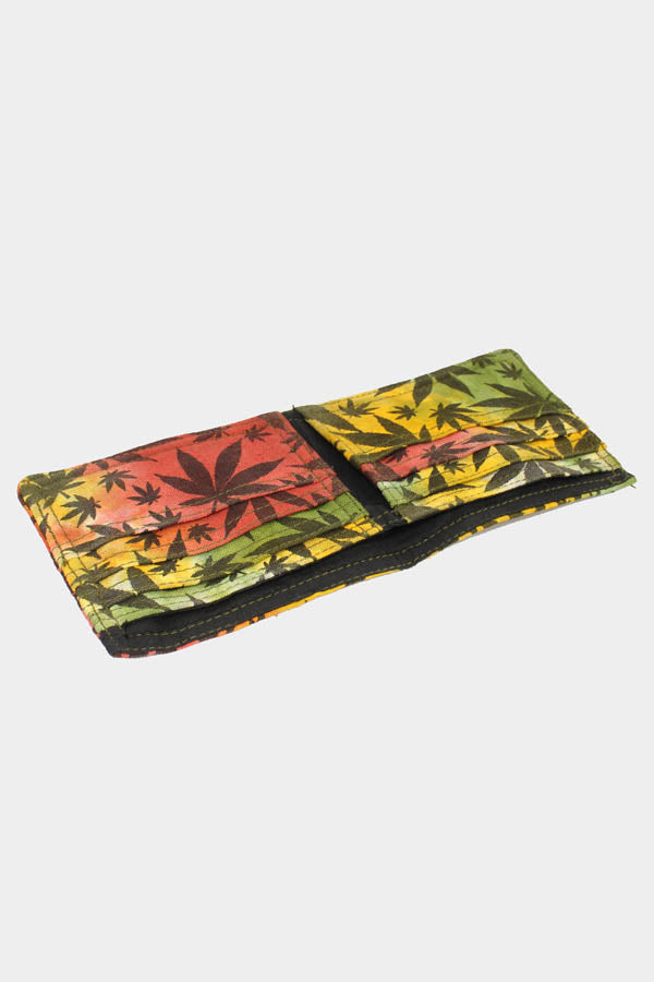 Hippie Rasta Canna-Leaf Wallet