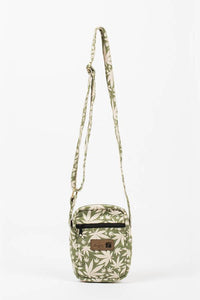 Hippie Rasta Marijuana Leaf Small Crossbody Bag