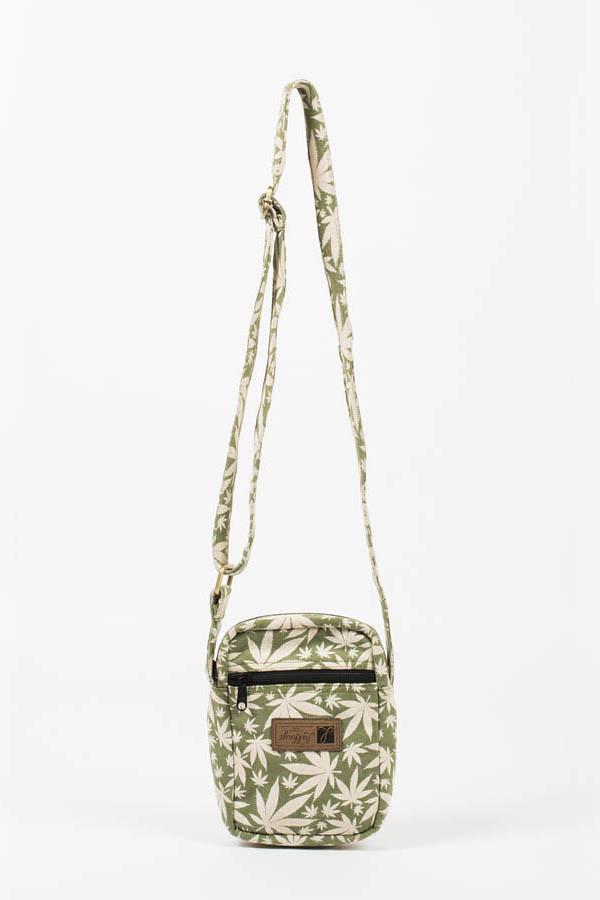 Hippie Rasta Marijuana Leaf Small Crossbody Bag