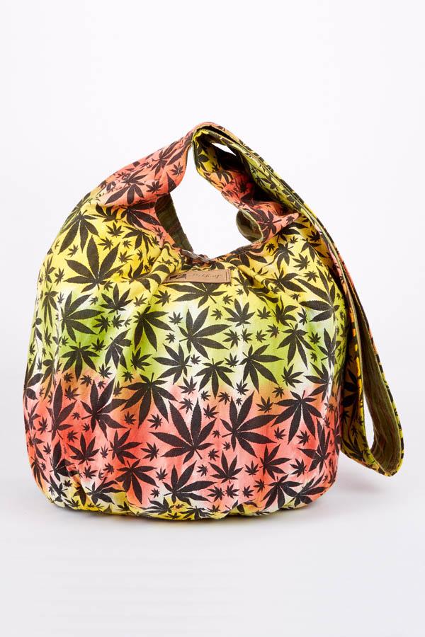 Rasta Marijuana Leaf Tie Dye Bag