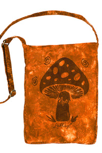 Printed Tie-Dye Messenger Bag