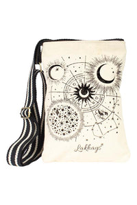 Canvas Printed Crossbody Bag