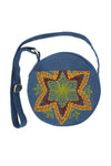 Hand Ebroidery Crossbody Roundbag