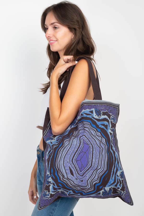 Geode Print Tote