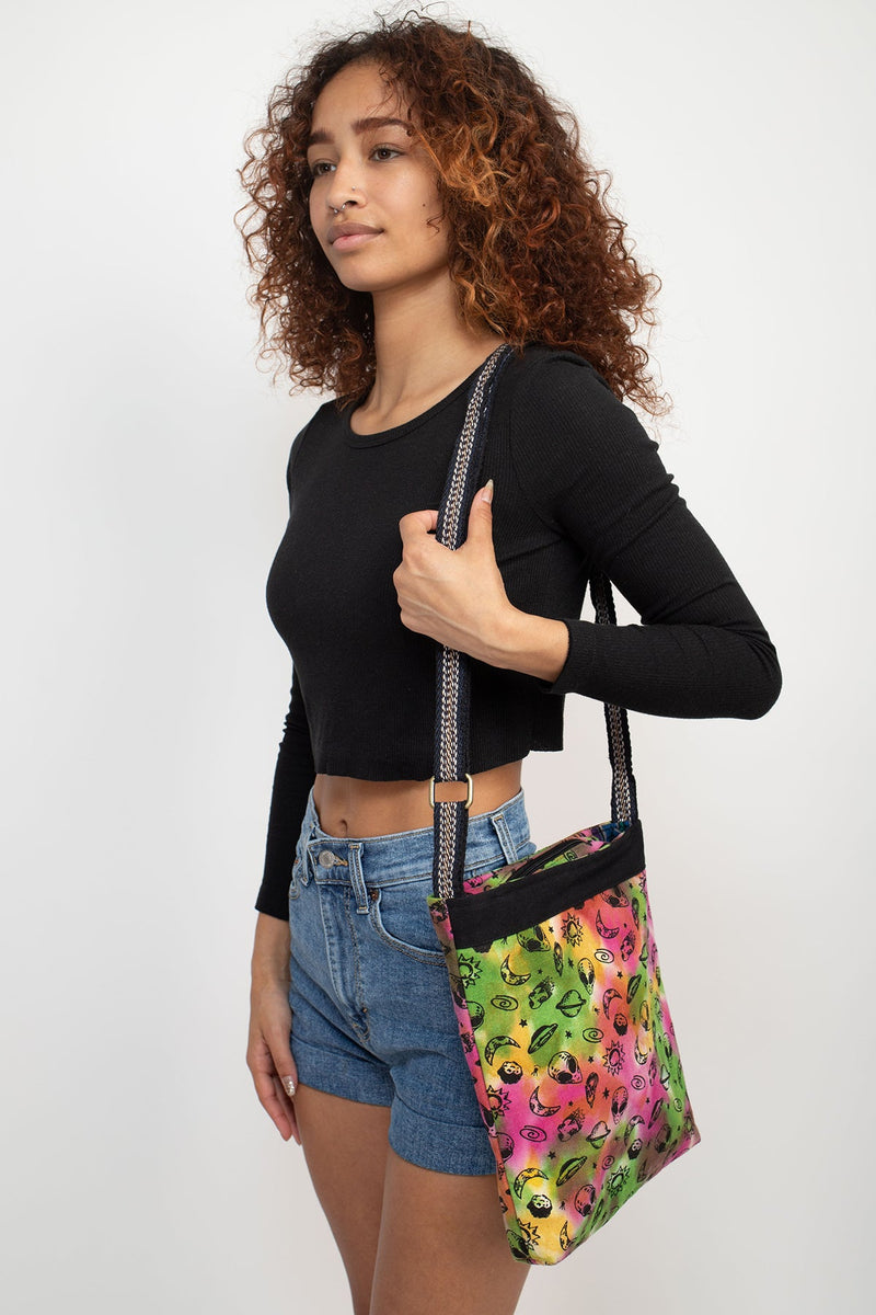 Psychedelic Tie-dye Small Cross Body Bag