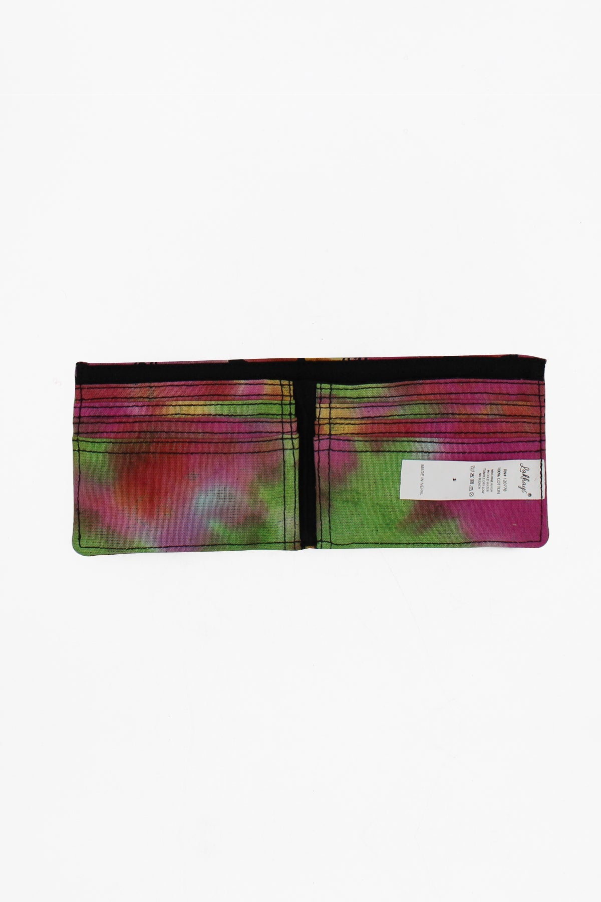 Shop Psychedelic Tie Dye Bifold Wallet - Y2K Alien Space Print