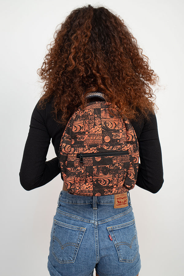 canvas mini backpack printed Canvas Print Mini BackPack